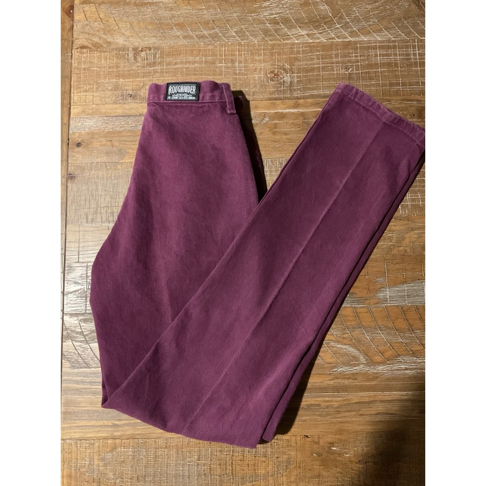 Women's Vintage Purple RoughRider Jeans Size 5 6‎ Riding 80s Cowgirl